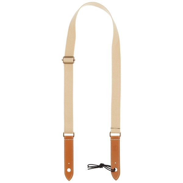 LIVE LINE YUS14TAN Ukulele Strap Acrylic & Cotton Tan