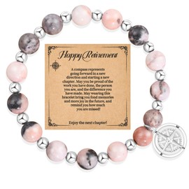 VGWON Retirement Gifts for Women, Compass Bracelet You Will Be Missed Gifts for Coworker Worker Friends Her Woman Manager Boss Teacher Employee 202