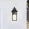 Nuvo 60/5998 Austen 1-Light Outdoor Wall Sconce, Matte Black, Large
