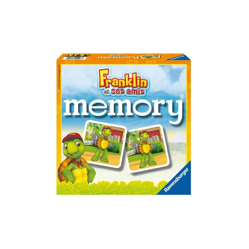 Ravensburger – 21007 – Brettspiel – Grand Memory Franklin