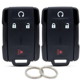 Xucanarmy Chevy Key Fob, 2 Pack Car Keyless Entry Remote Replacement Control fit for Chevy Silverado Colorado GMC Canyon Sierra M3N-32337100 Silverado Key Fob