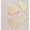 30PCS of Sew On Acrylic Irregular Mirror,DIY Mirrored Rhinestones for