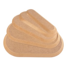 DAFENCHI Pottery Tools, Pottery Molds for Clay, Ceramics Molds for Handbuilding, Slump Molds for Pottery, Pottery Plate Forming Molds, Pottery Forms Drape Mold, Clay Molds, Oval