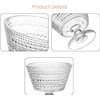 ZOOFOX 6 Pack Glass Ice Cream Bowl Set, 9 oz