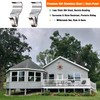 YUNFOOK 14 Pcs Vinyl Siding Hooks, Stainless Steel No-Hole Hangers
