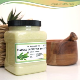Dr Adorable - 2 lb / 32 oz - Matcha Green Tea Butter - Pure Natural Organic Cold Pressed
