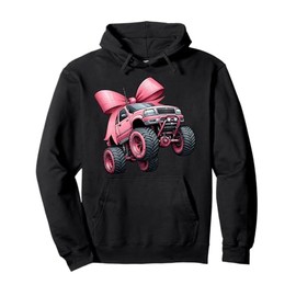 Coquette Bow Rc Truck RC Racing Remote Control Girl Mom Pullover Hoodie