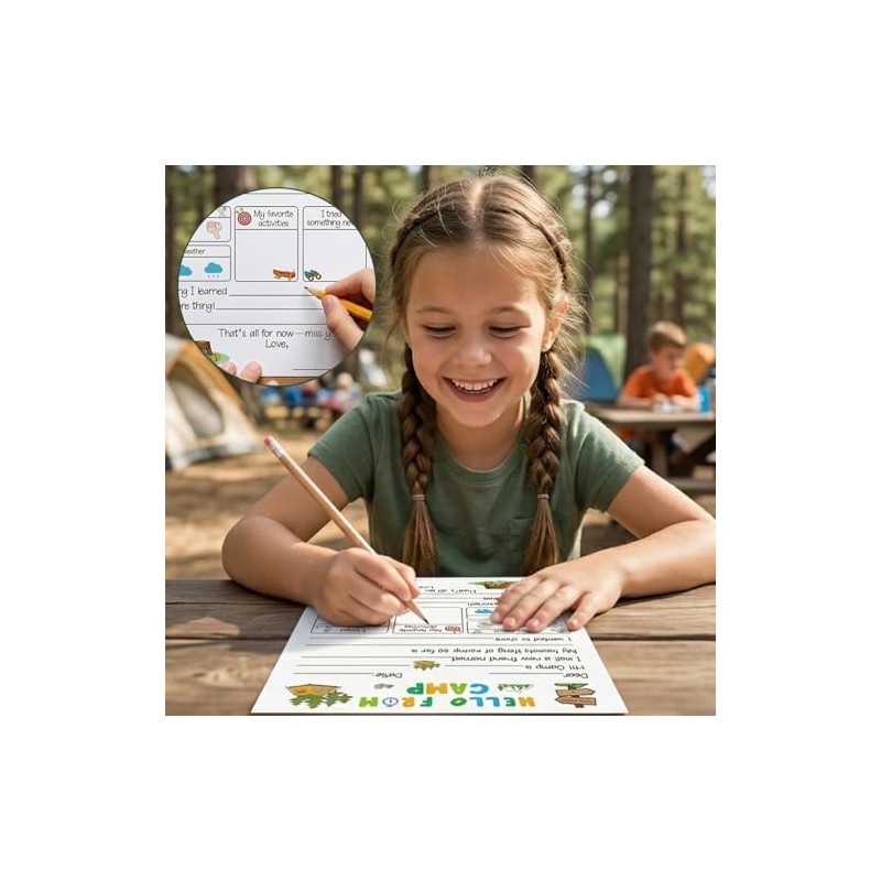 12PCS My Camping Activity Poster