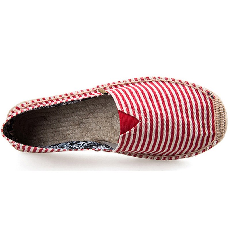 Alexis Leroy Women's Espadrilles Ballet Flats, red