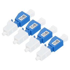 sourcing map 10dB LC Fiber Attenuator, LC/UPC SM Single Mode Fixed Fiber Optic Attenuator Male to Female for Fiber Optic Transmission Pack of 4