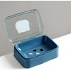 Transparent Plastic Soap Case Holder Portable Clear Soap Container Box