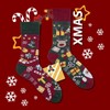 Spox Sox Casual Unisex Multicoloured Socks for Individualists - Christmas