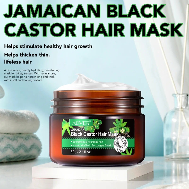 Mascarilla Capilar Aceite Ricino Nutre Fortalece Tu Cabello