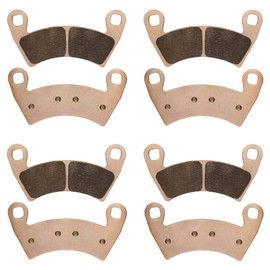 Brake Pads Sintered for Polaris RZR XP 1000 EPS XP 2014-2022 RZR XP 900 2011-2014 Ranger XP 900 2013-2019 Ranger 500 570 700 800 EV Diesel, 4 Set Front and Rear Sintered Copper Brake Pads