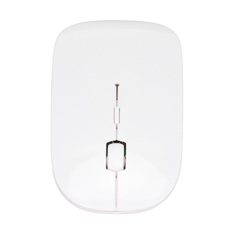 Wireless Mouse 2.4G Dual Mode 1200DPI Sensitive Slim White Laptop