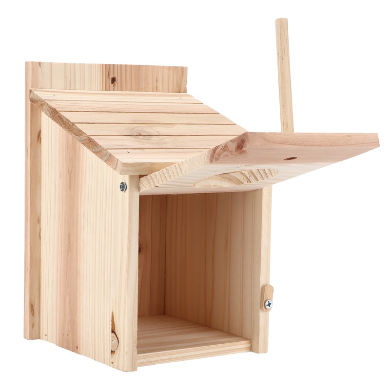 Innovative Wooden Birdhouse Natural and Safe DIY Outdoor Wooden Birdhouse