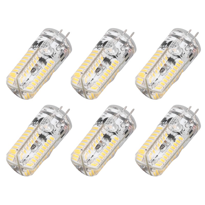 6 Pcs G4 LED Bulbs Bi Pin Base Light Bulbs