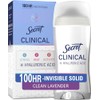 Secret Clinical Strength Barra Antitranspirante Desodorante Invisible Mujer