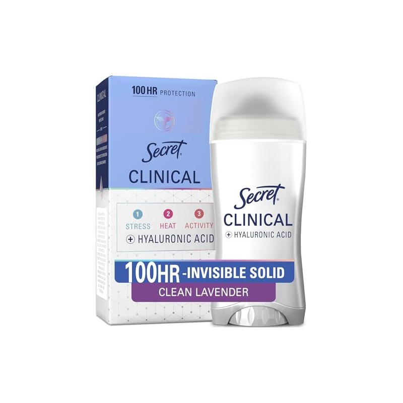 Secret Clinical Strength Barra Antitranspirante Desodorante Invisible Mujer