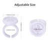 Miuffue Glue Rings 100 pcs Smart Glue Holder for Eyelash
