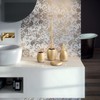 Gedy G-Astrid Bathroom Dish Gold, Size 2.6 X 12 X
