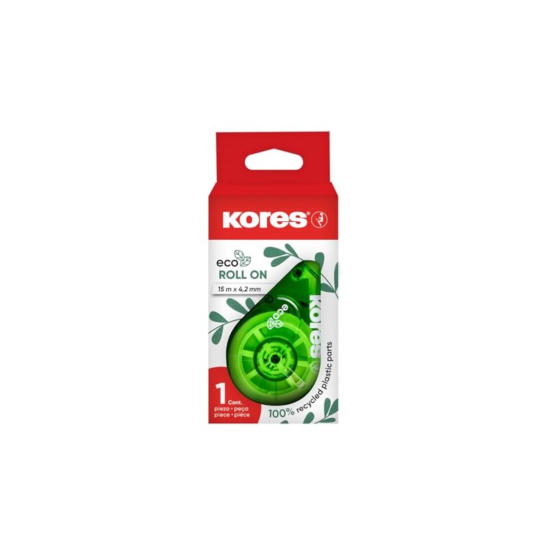 Kores - Correction Tape - Eco Roll On Correction Tape