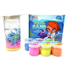 Gosu Toys Atlantis Sand Box Set 6 Colors (Green, Yellow, Pink, Blue, Orange, Purple)