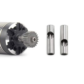 YOUUZ 2.3mm to 3.17mm Motor Shaft Coupler for Haoying Mini 16 RC Car Motor