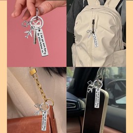 Sdopbinbin Long Distance Relationship Gifts for Boyfriend Girlfriend I Love You More Than The Miles Between Us Keychain Gift for Wife Husband Long Distance Gifts for Friends Dad Mom