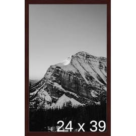 Frame It Easy 24 x 39 Merlot Wood Frame (Derby)