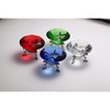 Hiziwimi 60mm Large Crystal Diamond Paperweight with Stand Jewels Wedding