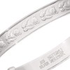 Children's 925 Sterling Silver Teddy Bear Bangle, teddy bear pattern