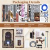 MiniCity Book Nook Kit, DIY Miniature Dollhouse Booknook Kit with