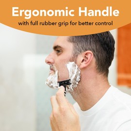 BIC Flex 5 Sensitive Men's Disposable 5-Blade Razors, Comfortable Shave, 2-Pack