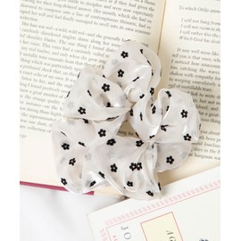 Wigo Women's Full Handle Scrunchie Hair Goods Girly Gift Present, white (off-white)