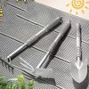 3-Piece Garden Hand Tool Set, Ergonomic Handles, Includes Trowel, Rake