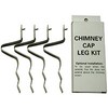 Hy-C Galvanized Stainless Steel Chimney Leg Kit