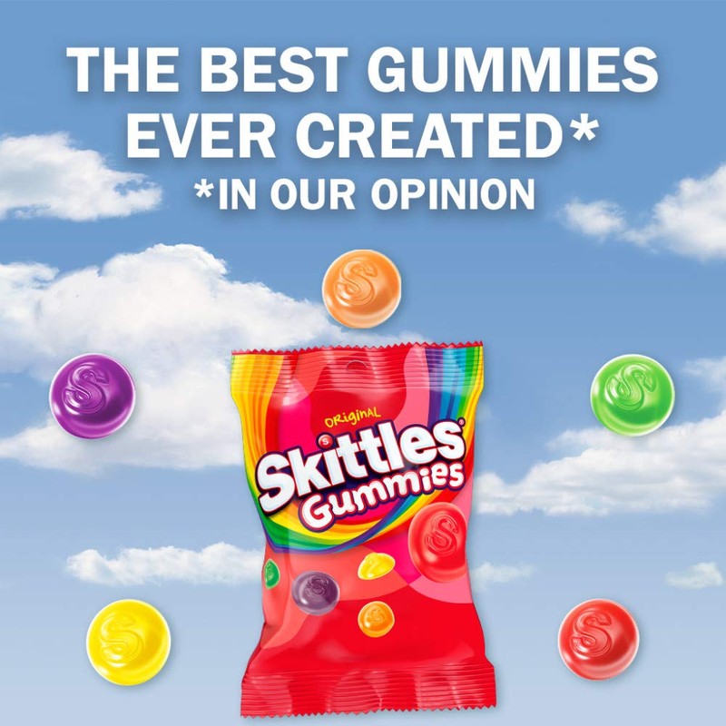 SKITTLES Original Gummy Candy, 5.8 oz Bag (Pack of 12)