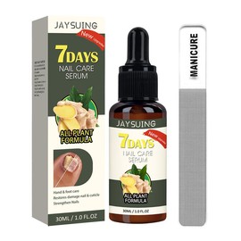 Fix Gray Nails Fast! Jaysuing Ginger Nail Repair Solution – Soft & Shiny! - Specification: 1pcs, Scent: Quantity