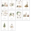 the lazy panda card company 64 Christmas Postcards Set Christmas