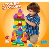 MEGA BLOKS 150 Toddlers Blocks Learning Toy Building Set, Let's