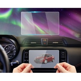 xjzshly 8 Inch Screen Protector Foil Compatible with Nissan Versa SR 2025-2020 Tempered Glass Protective Film for Kicks SV/SR 2024-2021 Display Cover Accessories 9H Anti-Fingerprint HD Clear