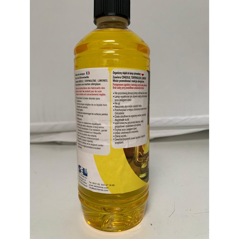 Moritz 1 x 750 ml Organic Citronella Lamp Oil for