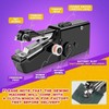 Handheld Sewing Machine, Easy to Use Portable Electric Sewing Machine