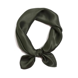 STARWHISPER 100% Pure Mulberry Silk Square Scarf27 x27 Lightweight Neckerchief Hair Scarf Headscarf Night Sleeping