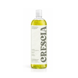 Crescia Shampoo Natural 990 ml – Fórmula Botánica para Fortalecer el Cabello y Estimular su Crecimiento – Sin Sulfatos ni Parabenos – Con Aceites de Bergamota, Argán y Romero
