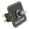 Bilge Pump Control Switch Aluminum Lighted Automatic Off Manual Panel