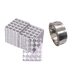 J-Chen 20pcs 4x5 Cell 18650 Lithium Battery Bracket Plastic Holder +2P High Purity Pure Nickel Strip (4M)