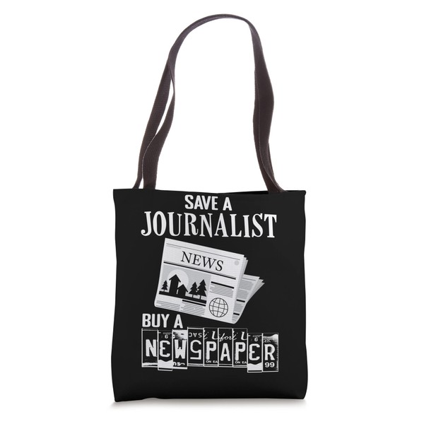 Save a Journalist buy a Newspaper Tote Bag