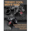 Oaldilee Templar Legion Protective Shield crucifix men Ring Ephesians 6:13-17